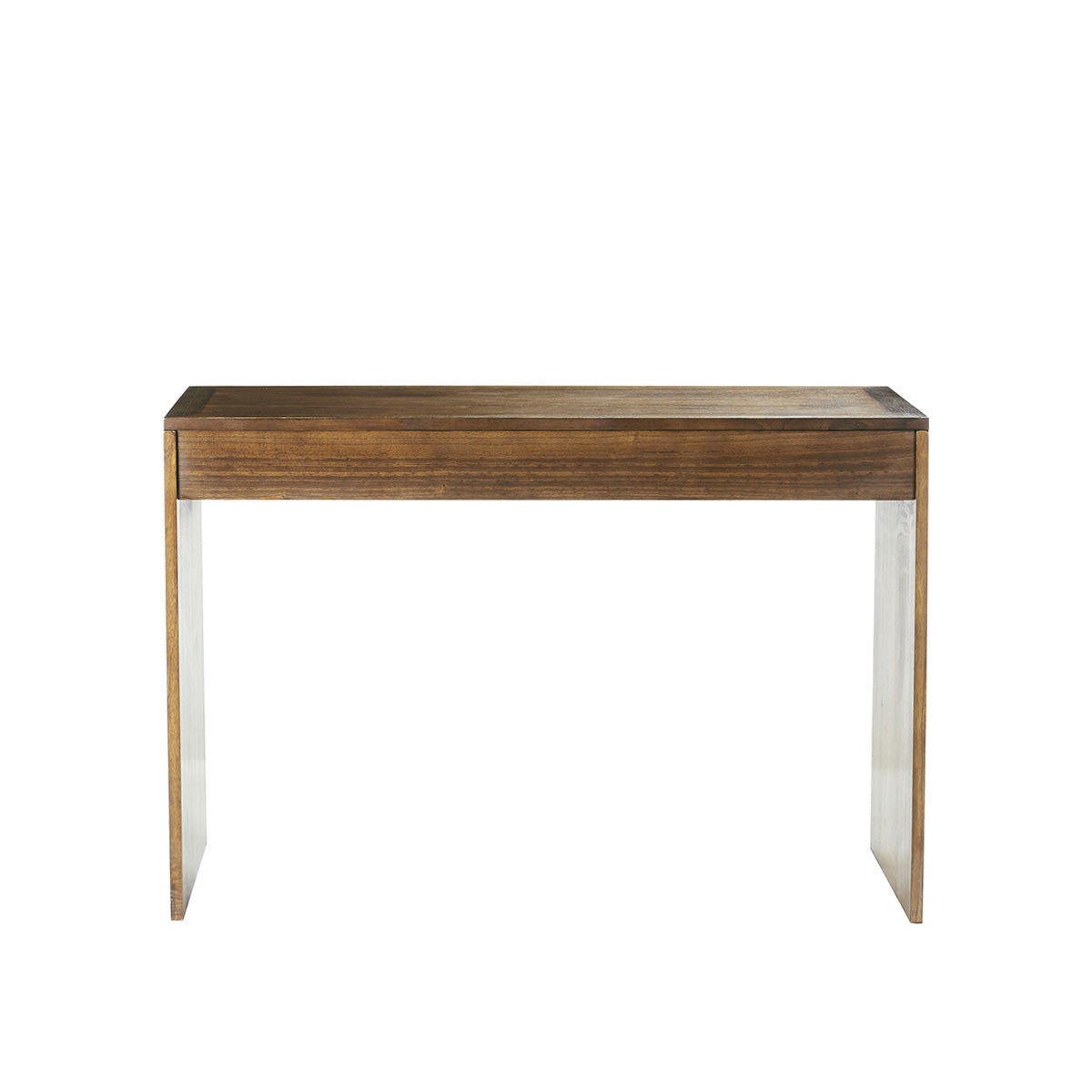 MILO - Console en mindi massif finition noyer 120 cm