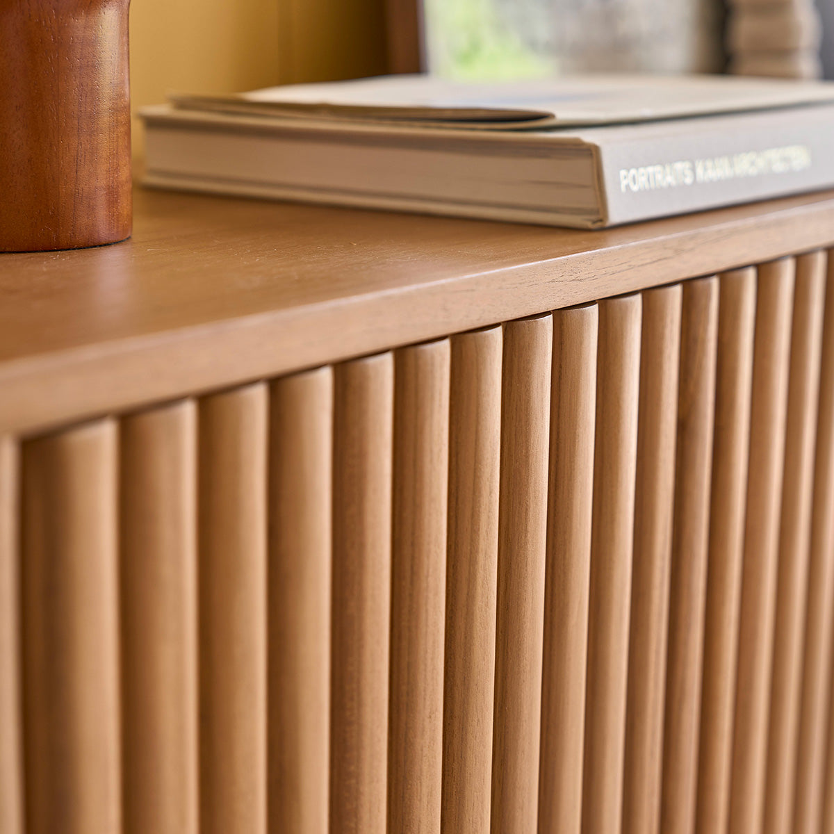 BELIZE - Meuble TV suspendu en teck massif 170 cm