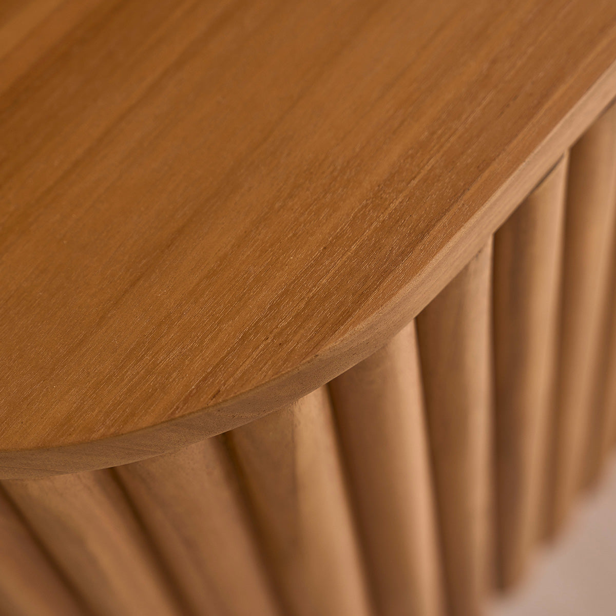 BELIZE - Meuble TV suspendu en teck massif 170 cm