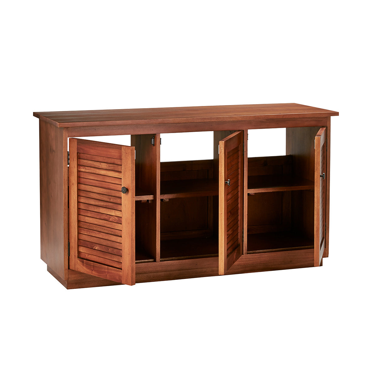 NEWPORT - Meuble sous vasque en acajou massif 140 cm