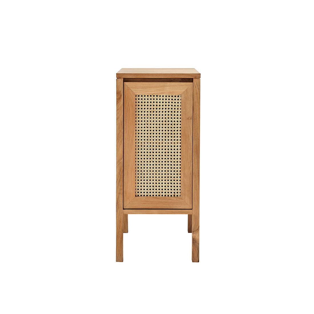 ELIOTT - Lave main en teck massif et cannage 35 cm