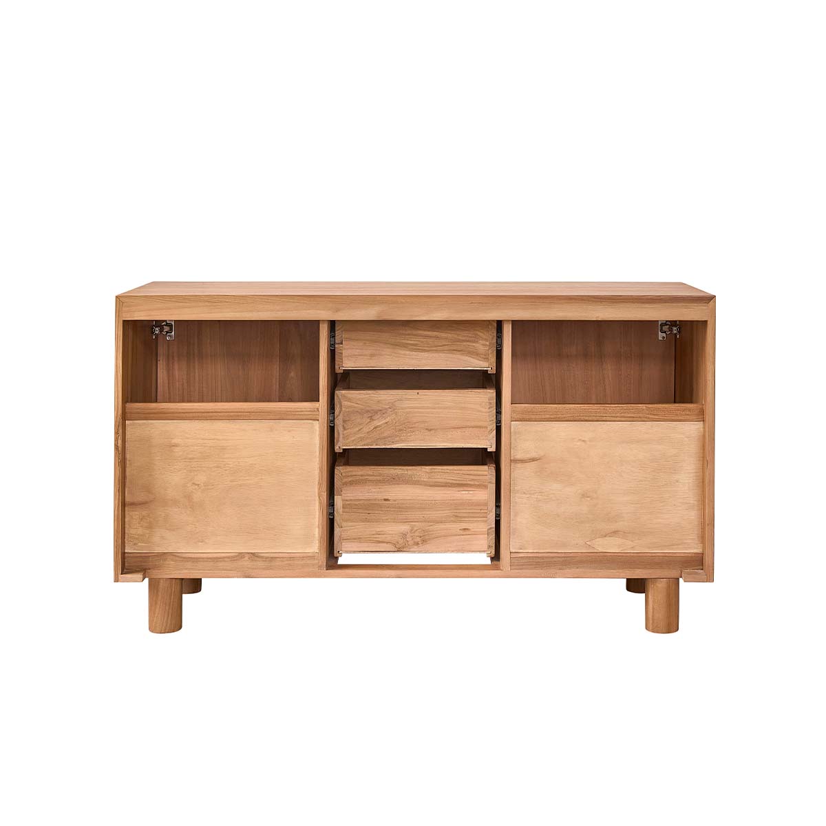 GUSTAVE - Meuble de salle de bain en teck massif 140 cm