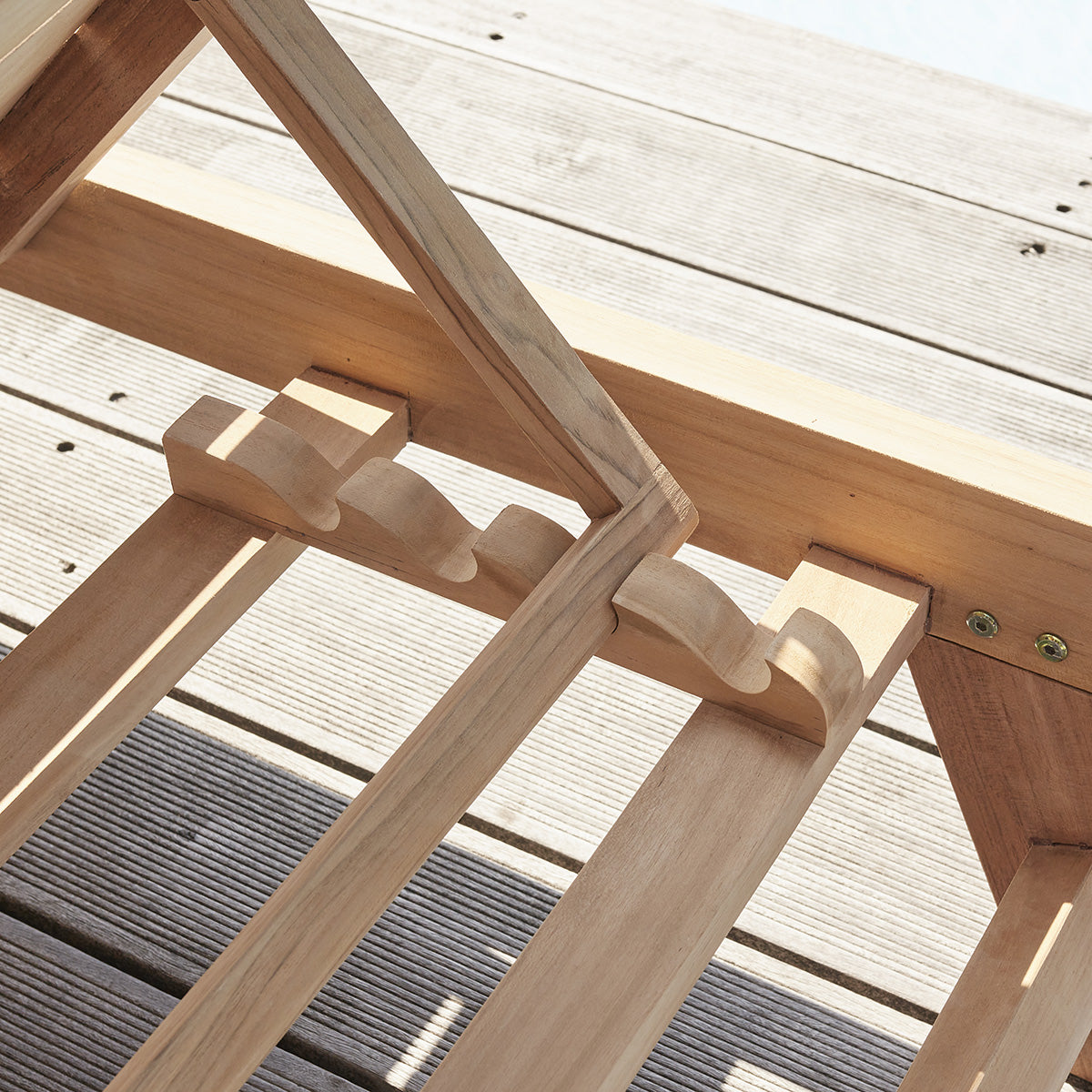 JAYA - Bain de soleil en teck massif