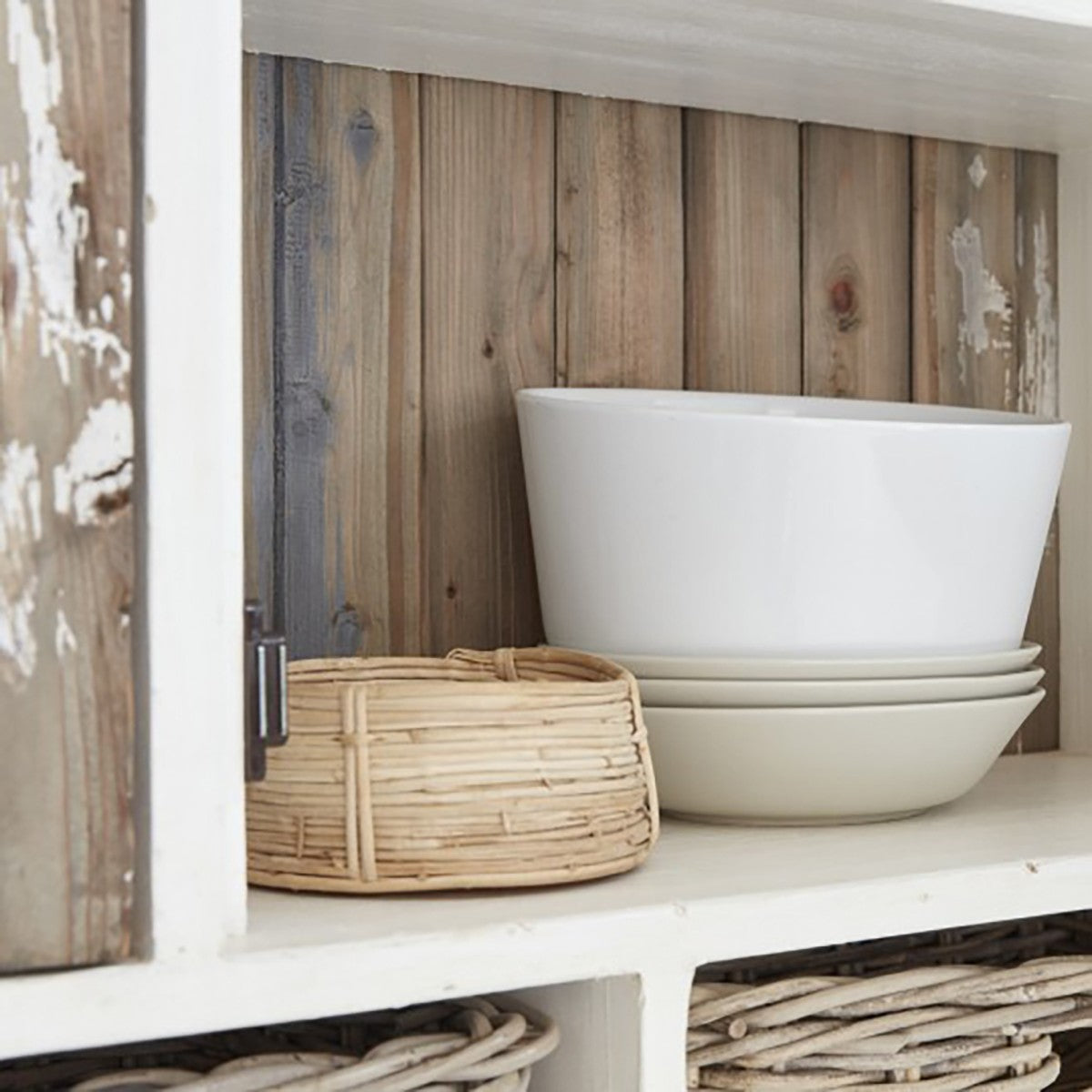 HONFLEUR - Vaisselier en bois recyclé massif 140 cm