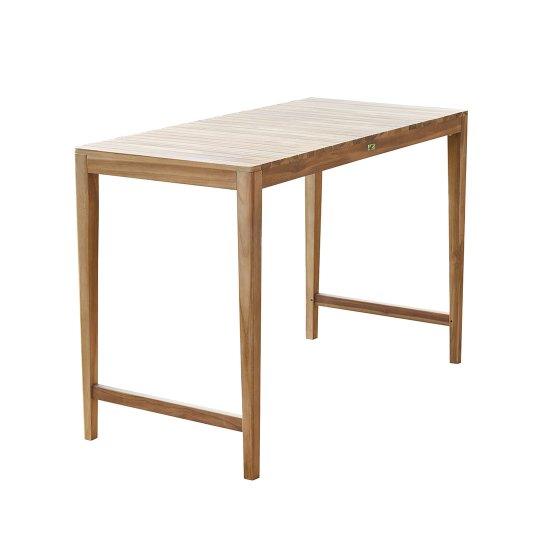MALTE - Table de jardin en teck massif haute