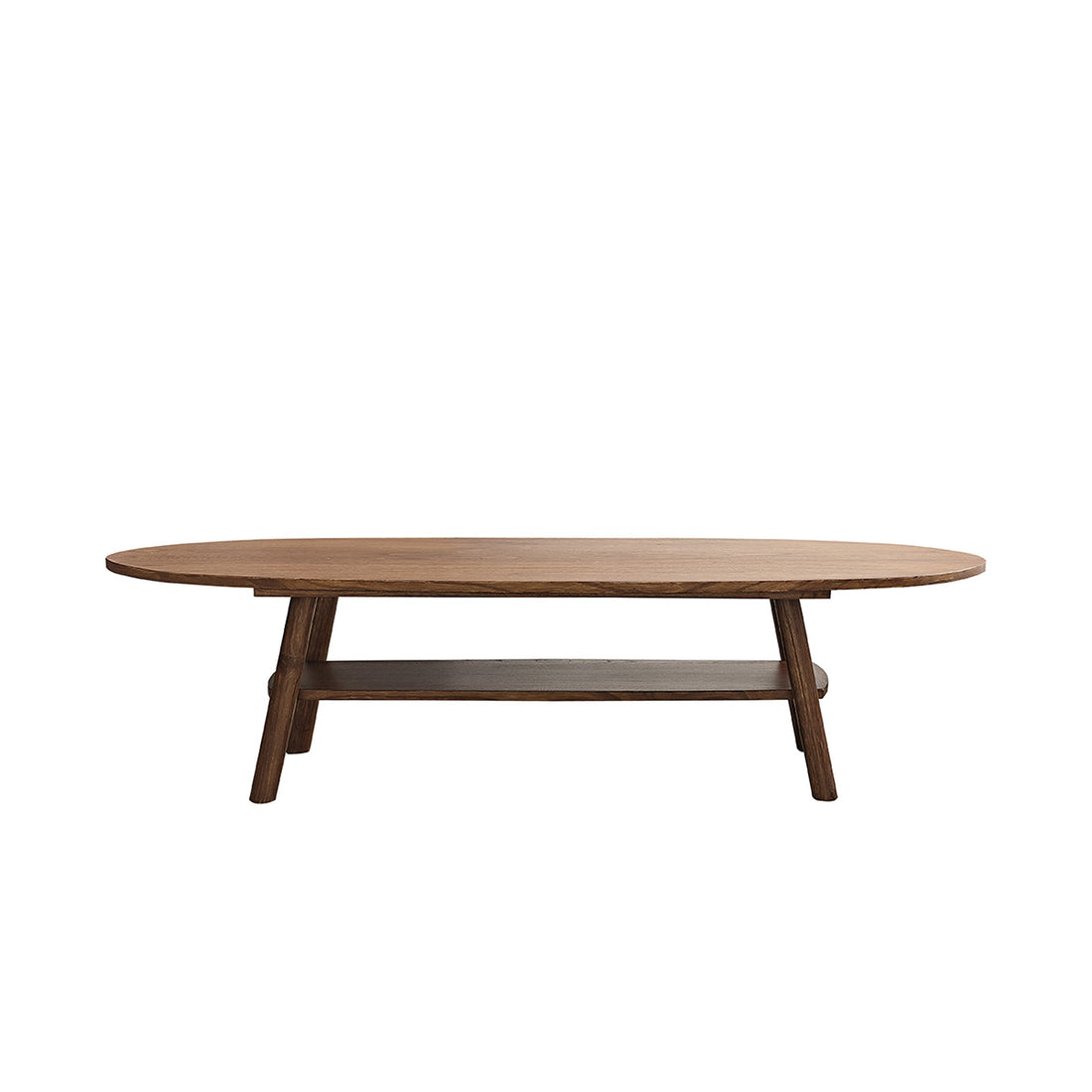 MILO - Table basse en mini  massif finition noyer 160 cm