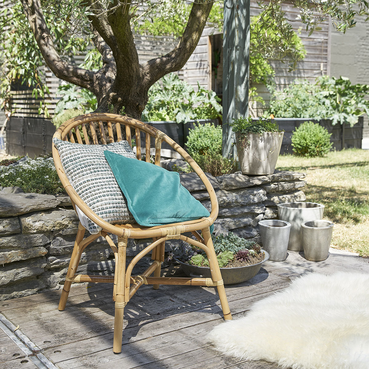PAOLA - Fauteuil en rotin