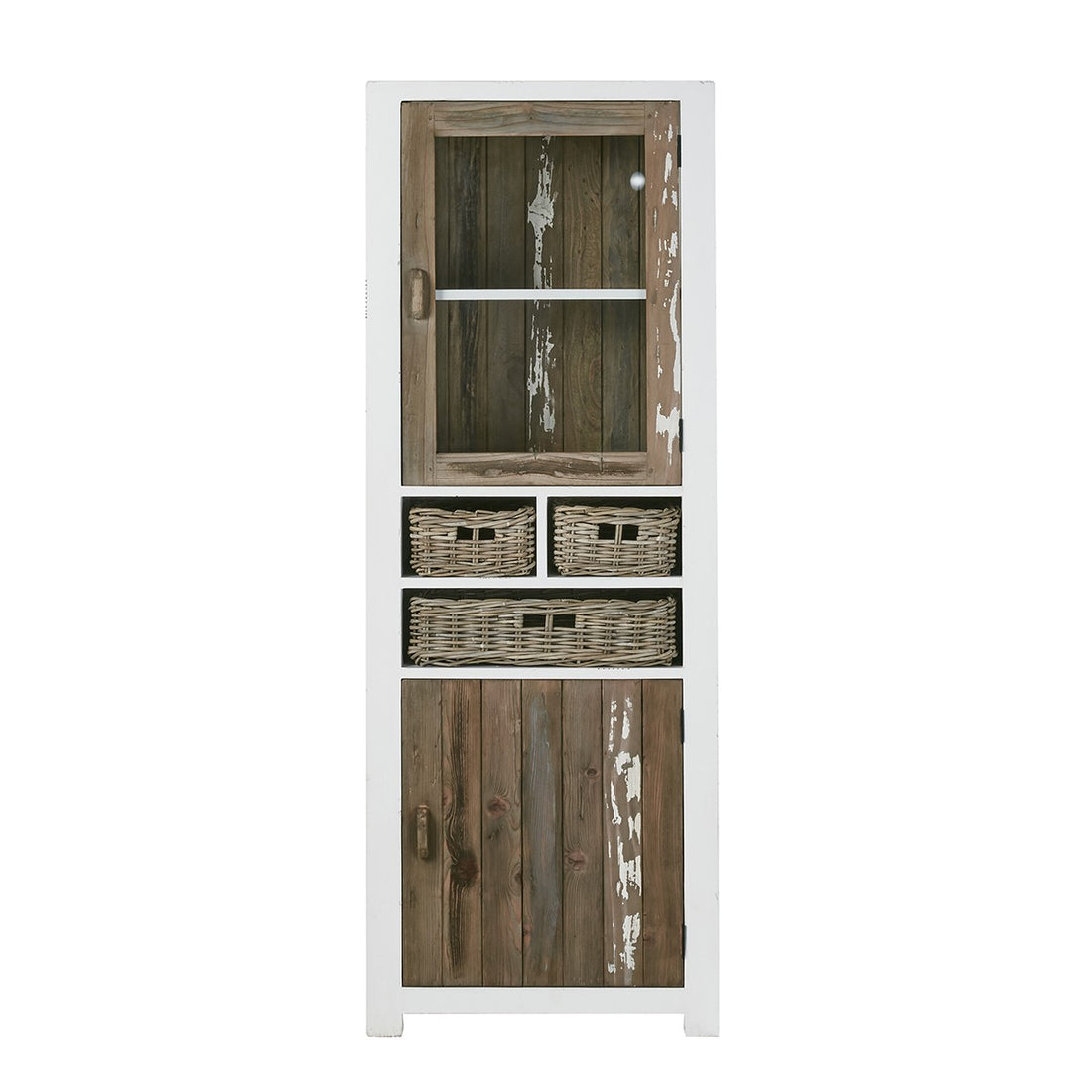 ATLANTIC - Vaisselier en bois recyclé massif 70 cm