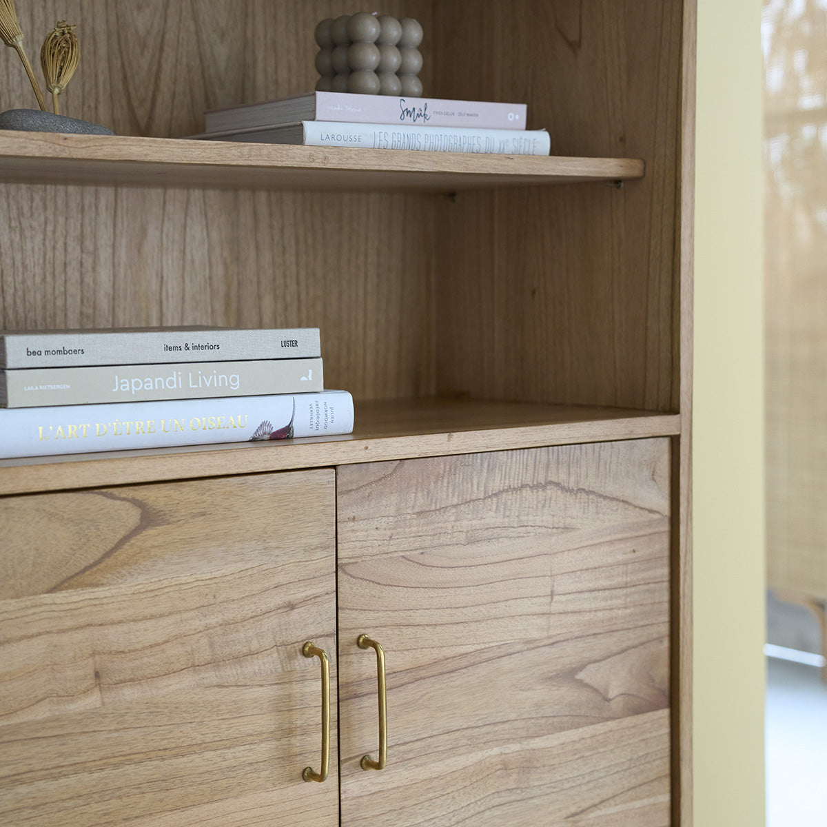 SUZANNE - Bibliothèque en mindi massif 85 cm