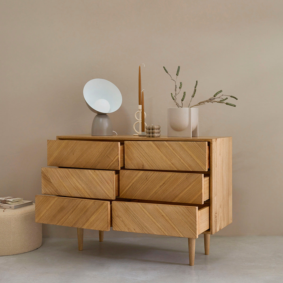 PACÔME - Commode en mindi massif 120 cm