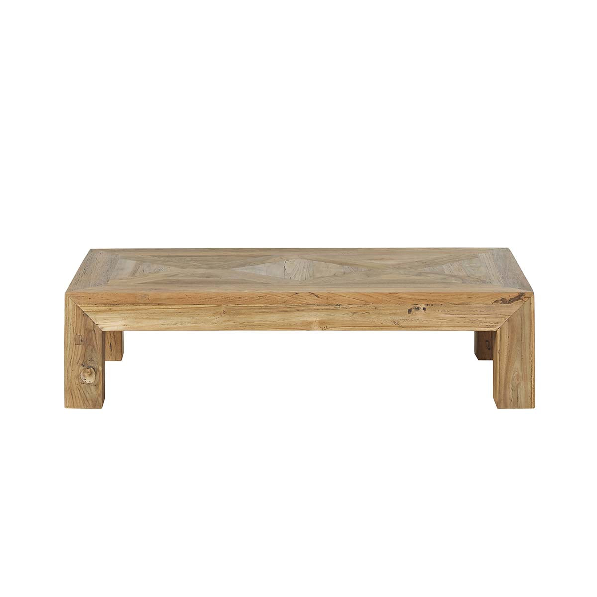 CARGO - Table basse en teck massif recyclé 120 cm