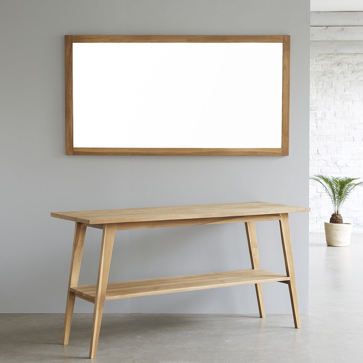 SARA - Meuble de salle de bain en teck massif 150 cm