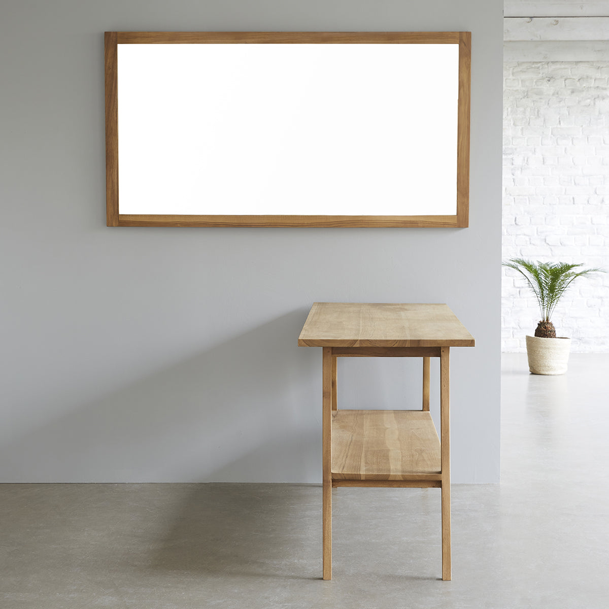 SARA - Meuble de salle de bain en teck massif 150 cm