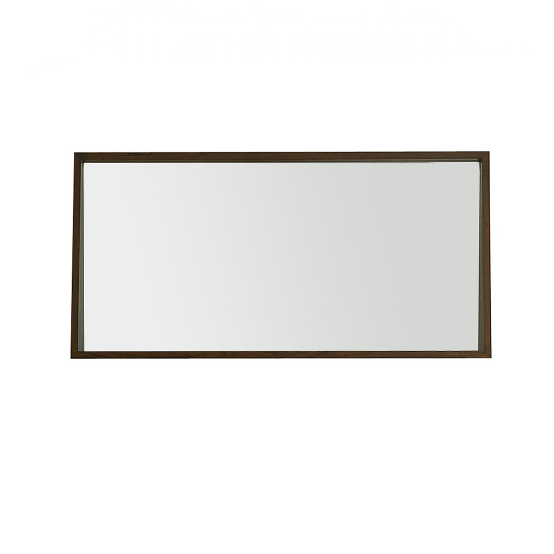 VINTAGE - Miroir en mindi massif finition noyer 135x67 cm