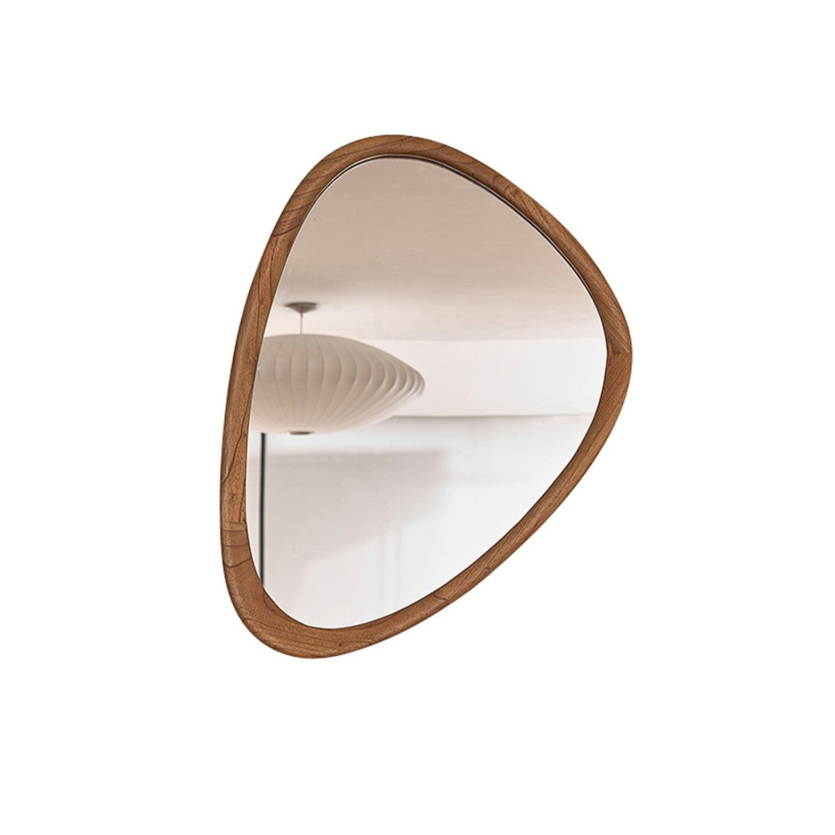 FIFTIES - Miroir en mindi massif 75x60 cm