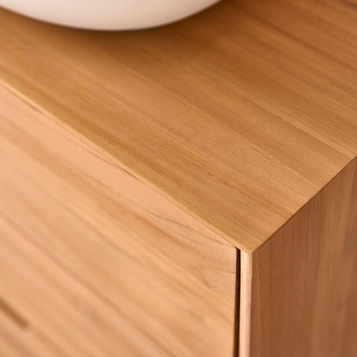 GUSTAVE - Meuble de salle de bain en teck massif 80 cm