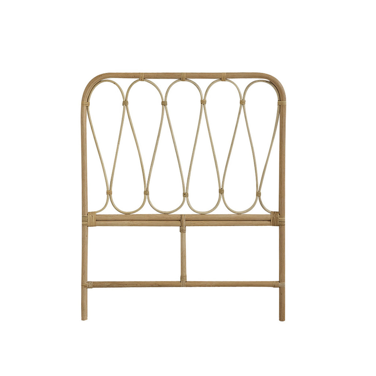 BOHO - Tête de lit enfant en rotin 90 cm