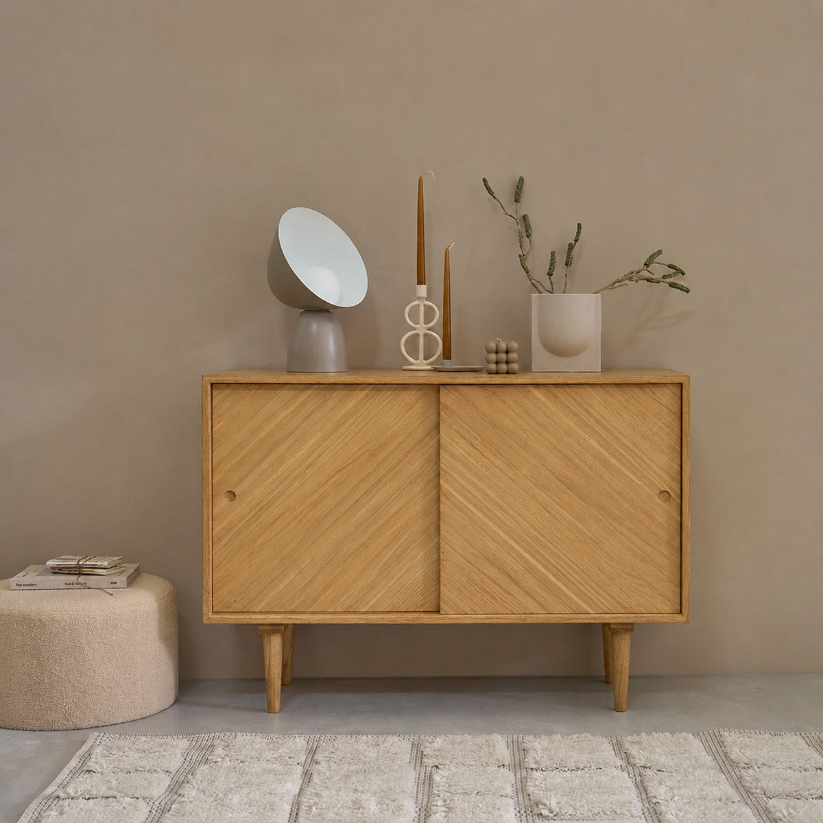 PACÔME - Buffet en mindi massif 120 cm