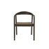 Chaise en teck massif noire