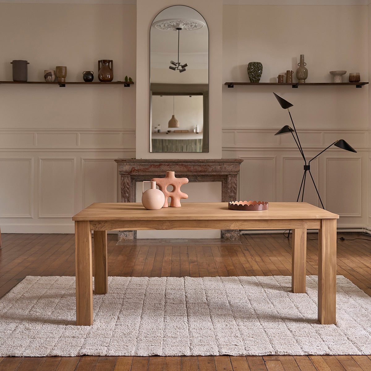 BOSTON - Table en teck massif 8 pers.