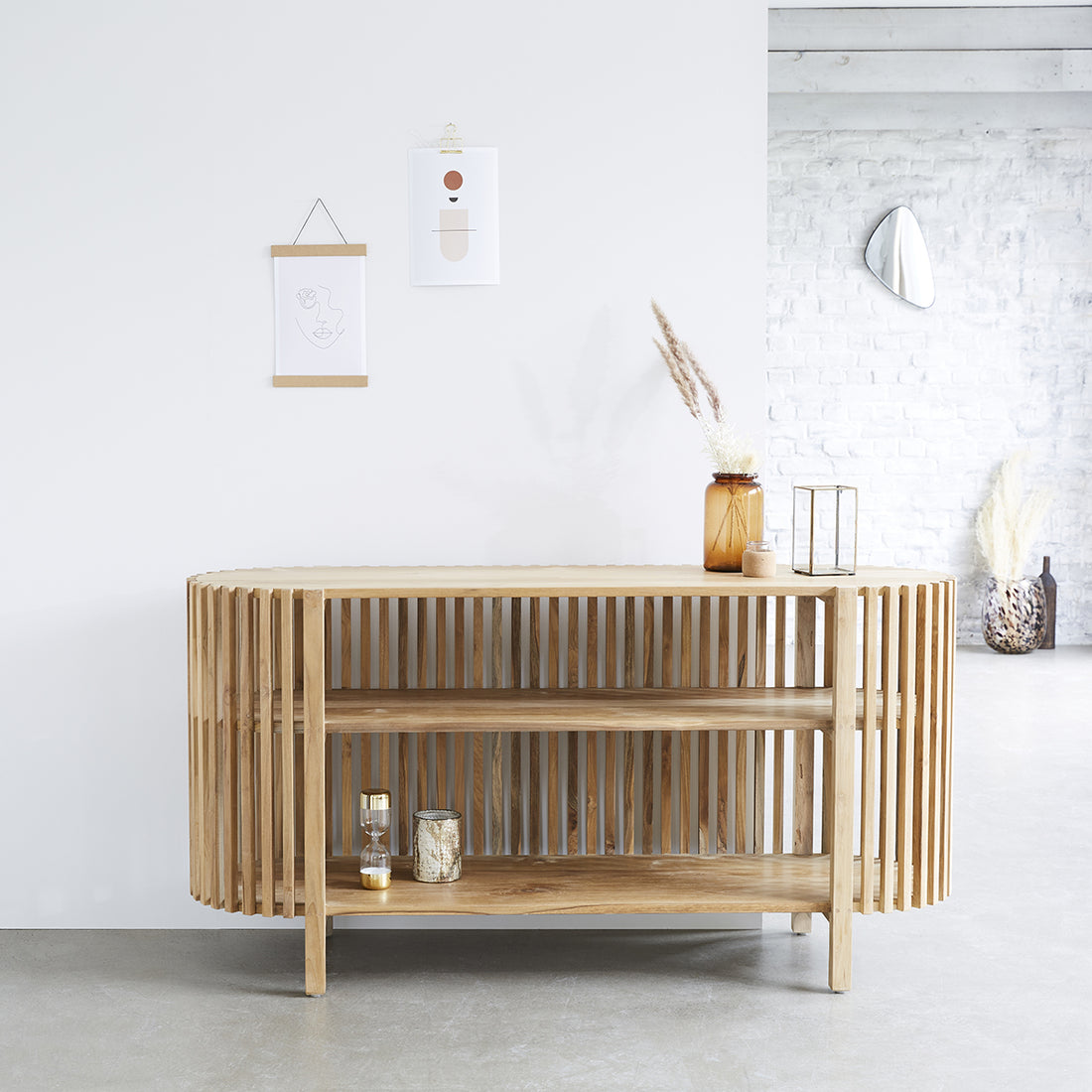VICTORIA - Buffet en teck massif 160 cm