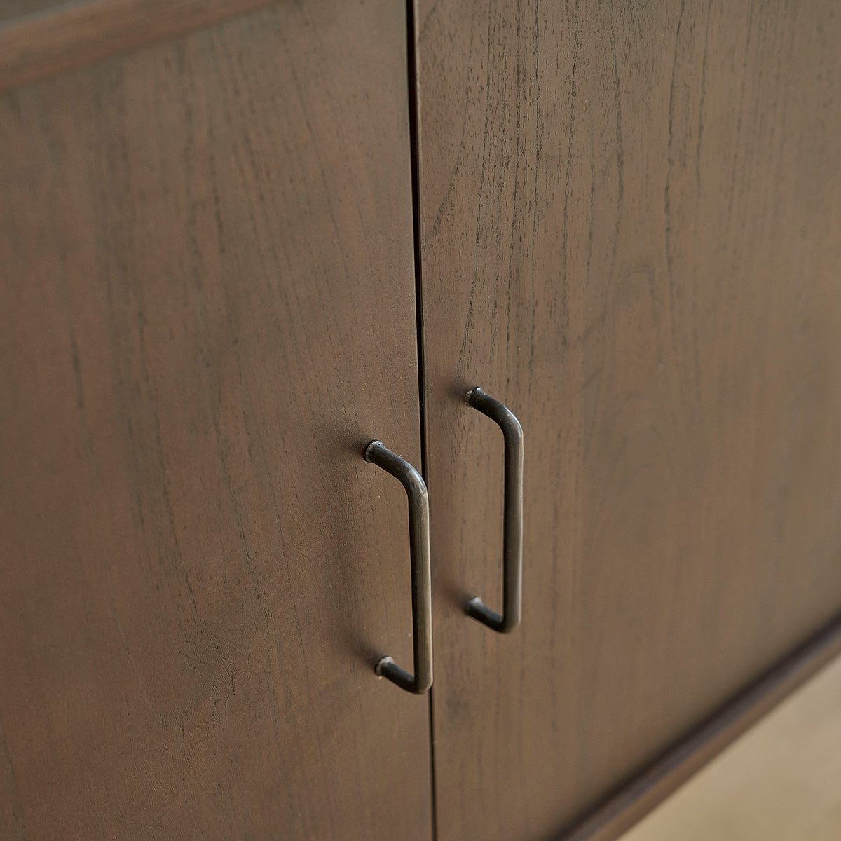 VINTAGE - Meuble de salle de bain en mindi massif 135 cm