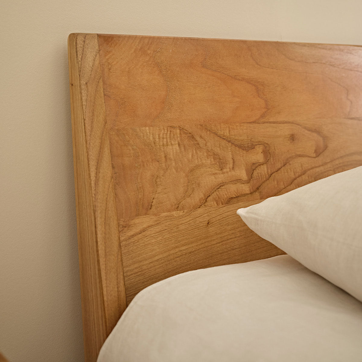 PIA - Lit en mindi massif 160 cm avec sommier