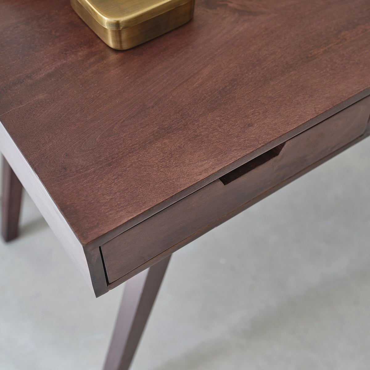 BRUNE - Bureau en manguier massif 120 cm