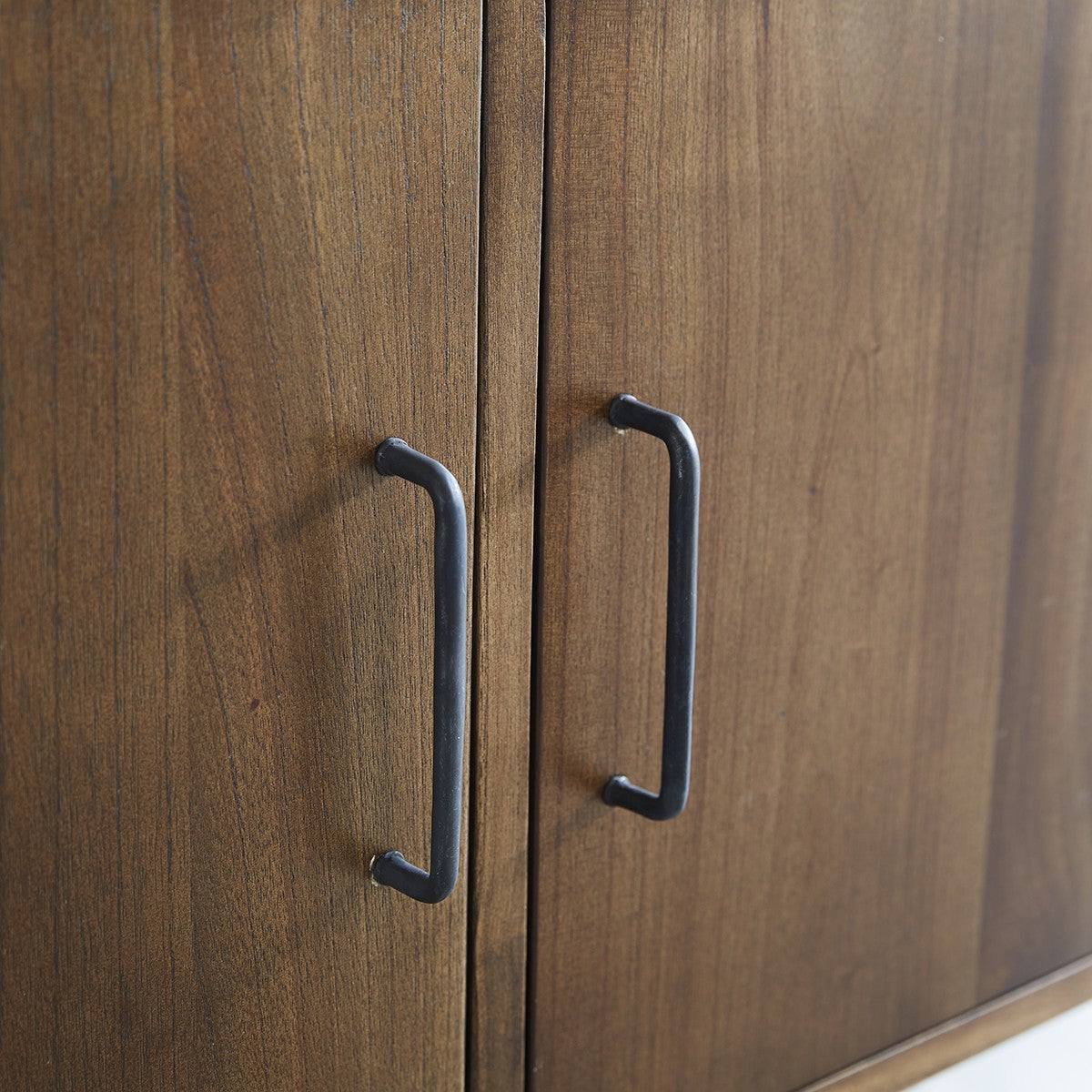 VINTAGE - Meuble de salle de bain en mindi massif 135 cm