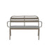 Banc en aluminium vert 118 cm