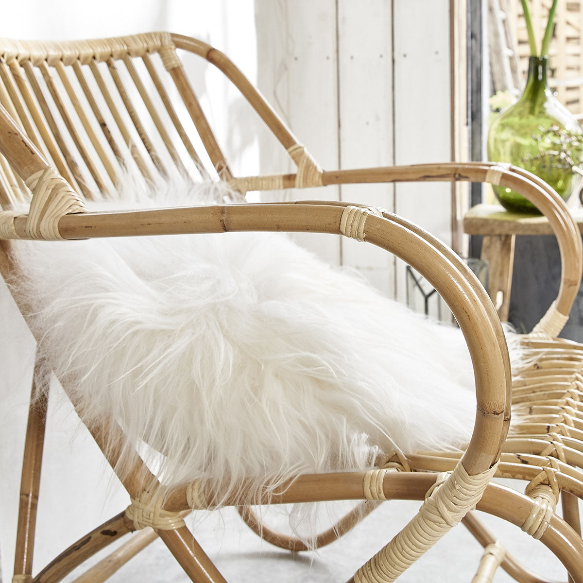 PAOLA - Lot de 2 fauteuils en rotin