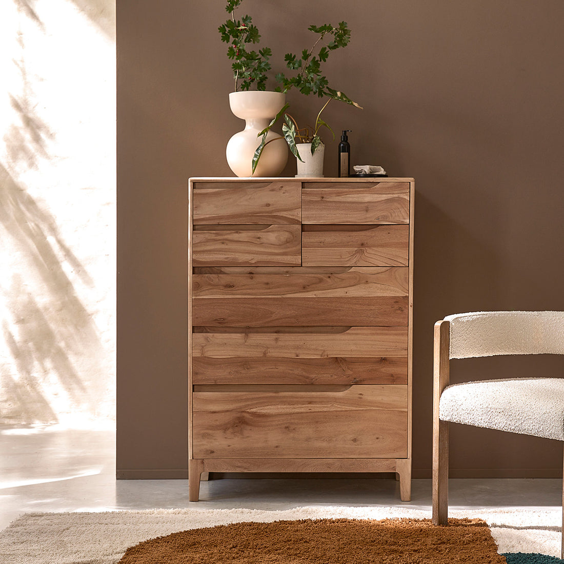 SAMSO - Commode en acacia massif 80 cm