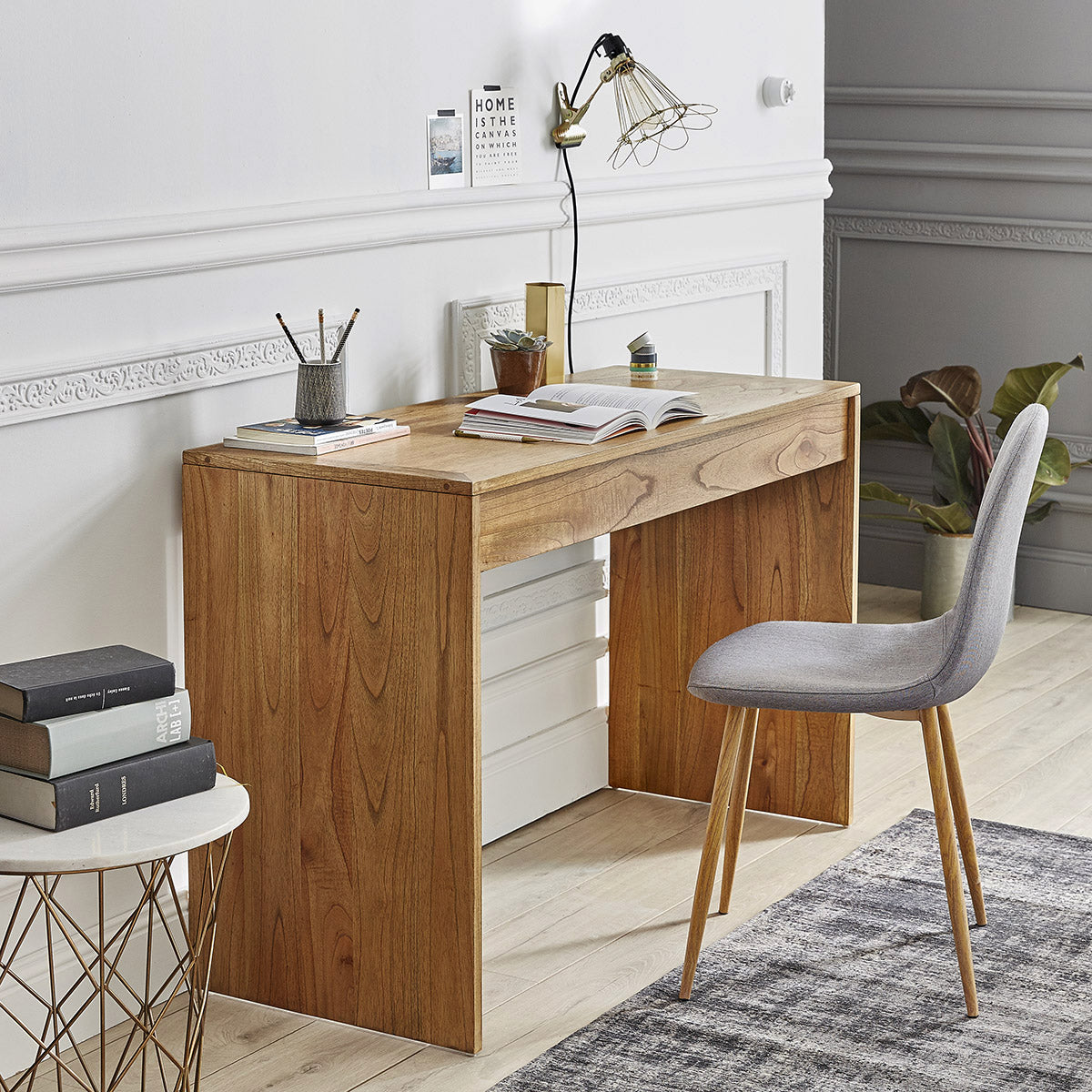 TILO - Console en mindi massif 120 cm