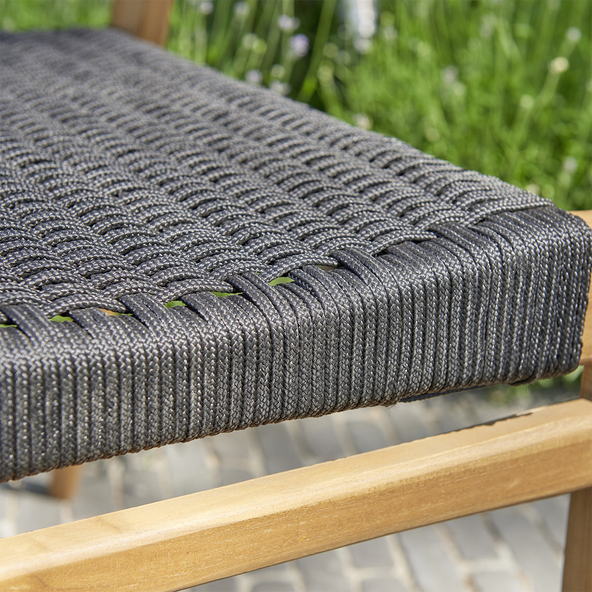 ESTHER - Salon de jardin en teck extensible 6 pers.