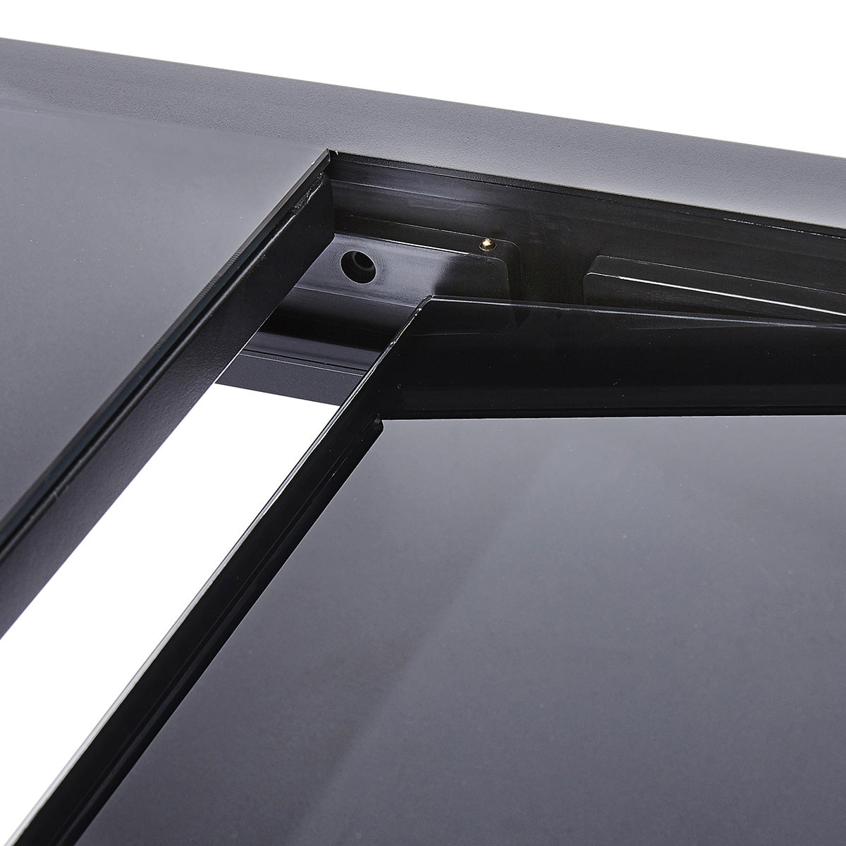 MODULO - Table de jardin en aluminium extensible noir 4/8 pers.