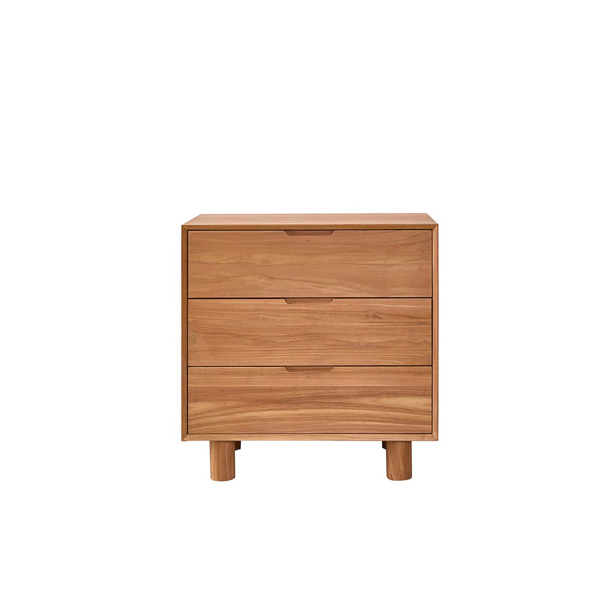 GUSTAVE - Meuble de salle de bain en teck massif 80 cm