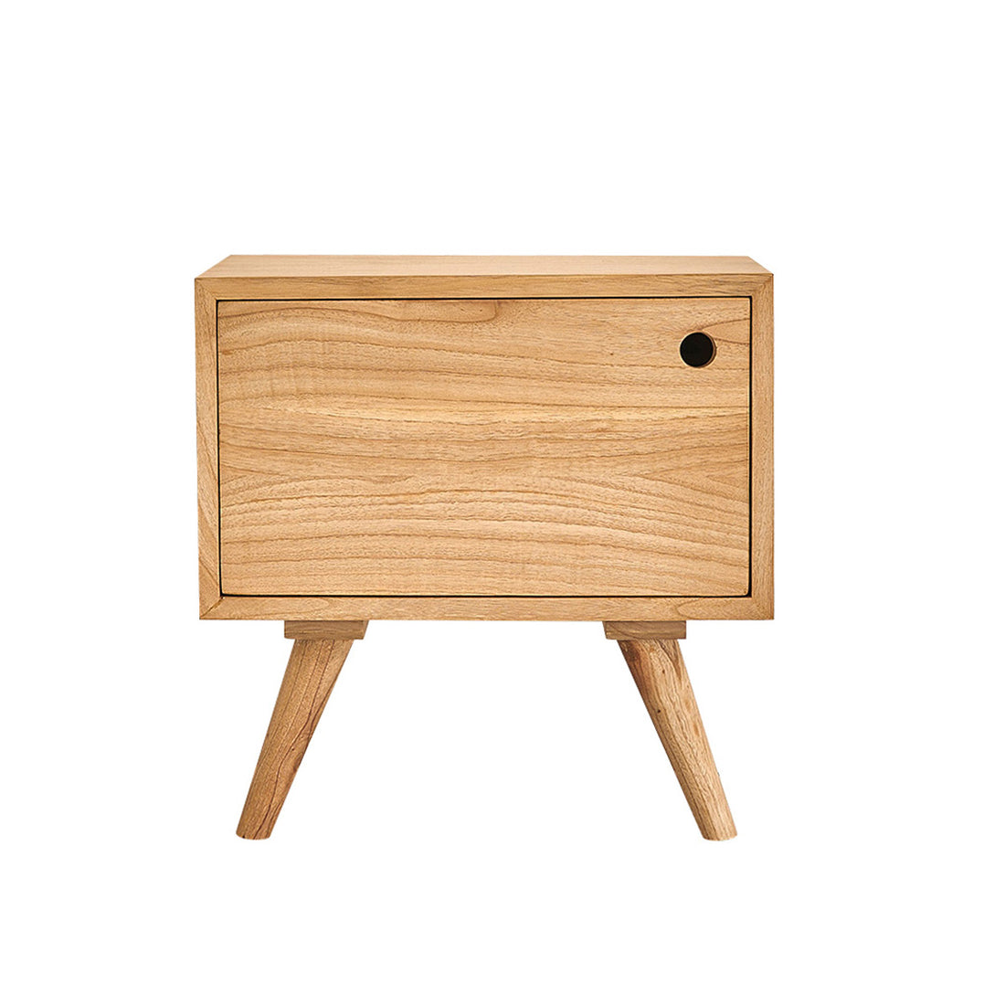 SACHA - Table de chevet en mindi massif 50 cm