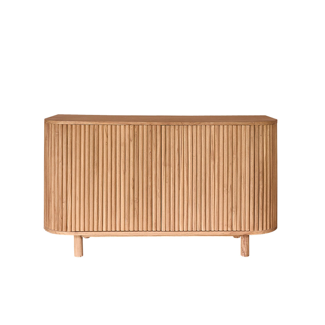 COLINE - Meuble sous vasque en teck massif 140 cm