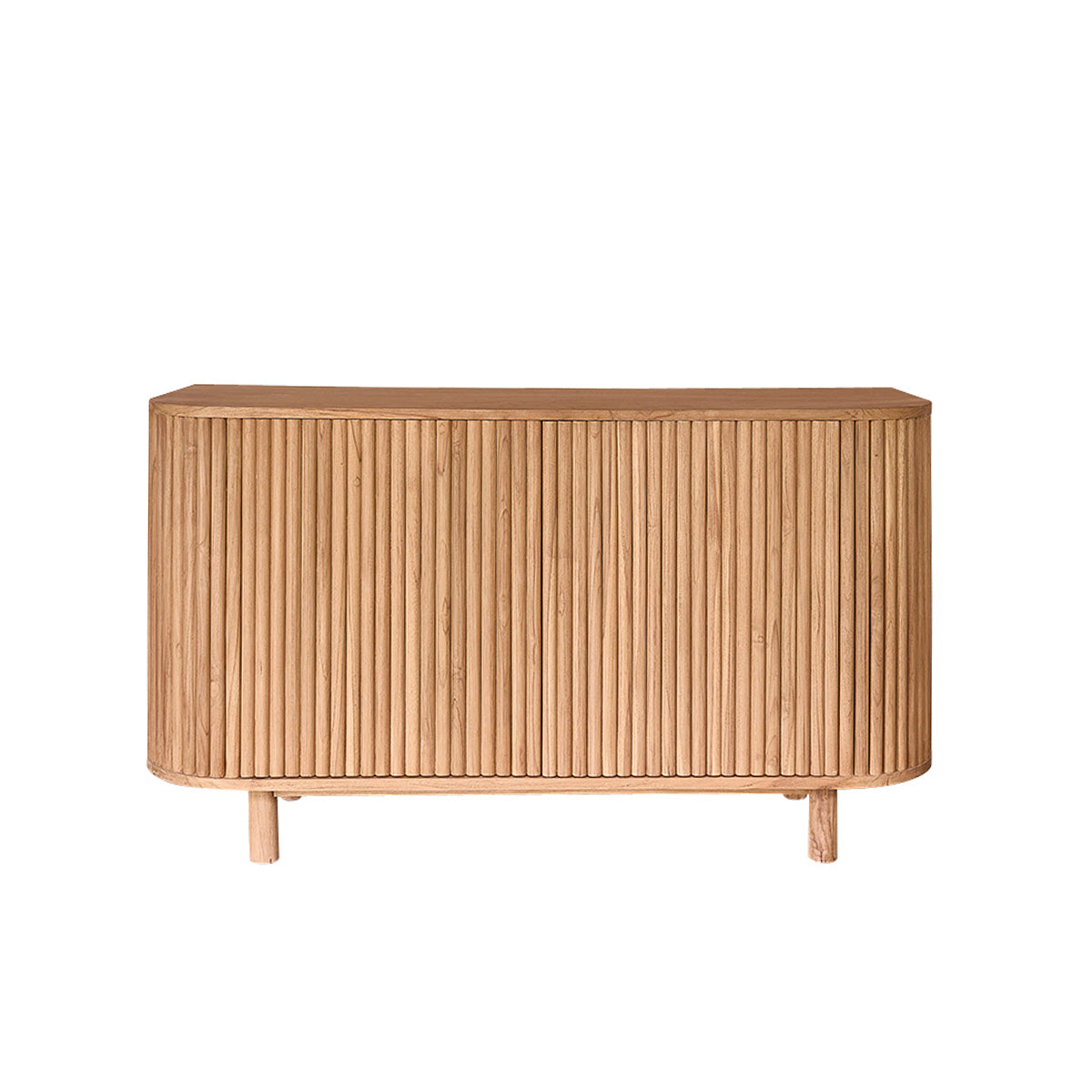 COLINE - Meuble sous vasque en teck massif 140 cm