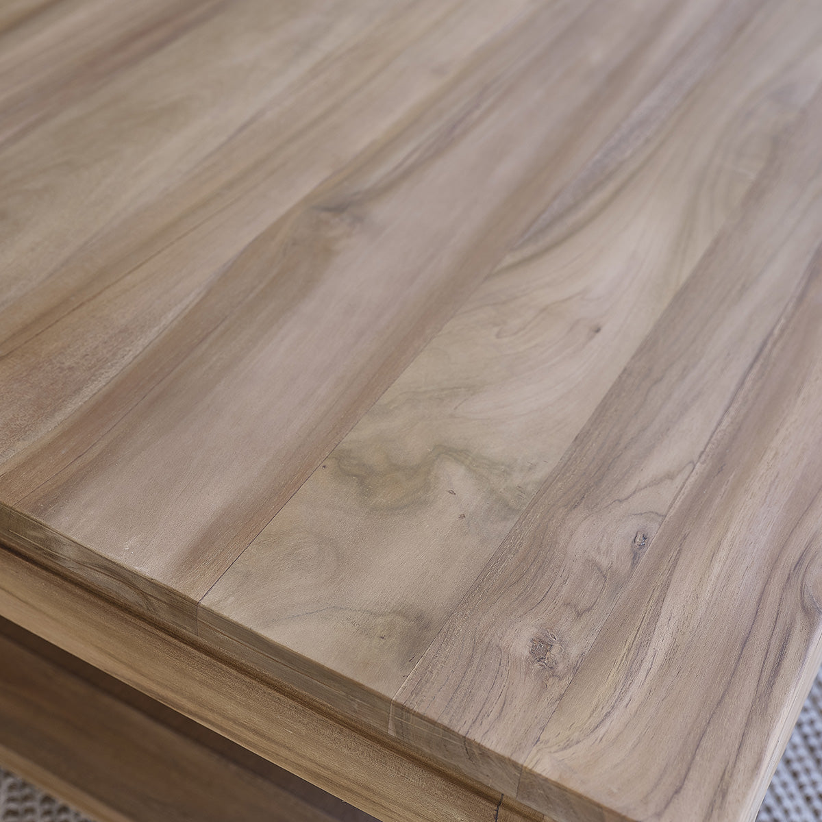 BOSTON - Table basse en teck massif 120 cm