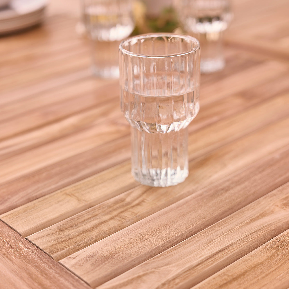 MALTE - Table de jardin en teck massif 8 pers.