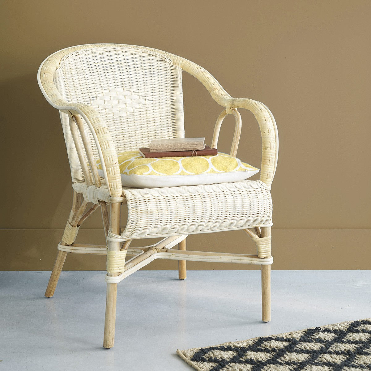 ALBANE - Fauteuil en rotin naturel