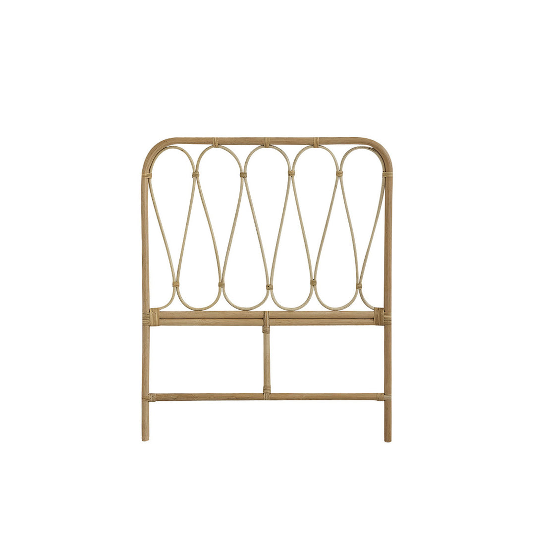 BOHO - Tête de lit enfant en rotin 90 cm