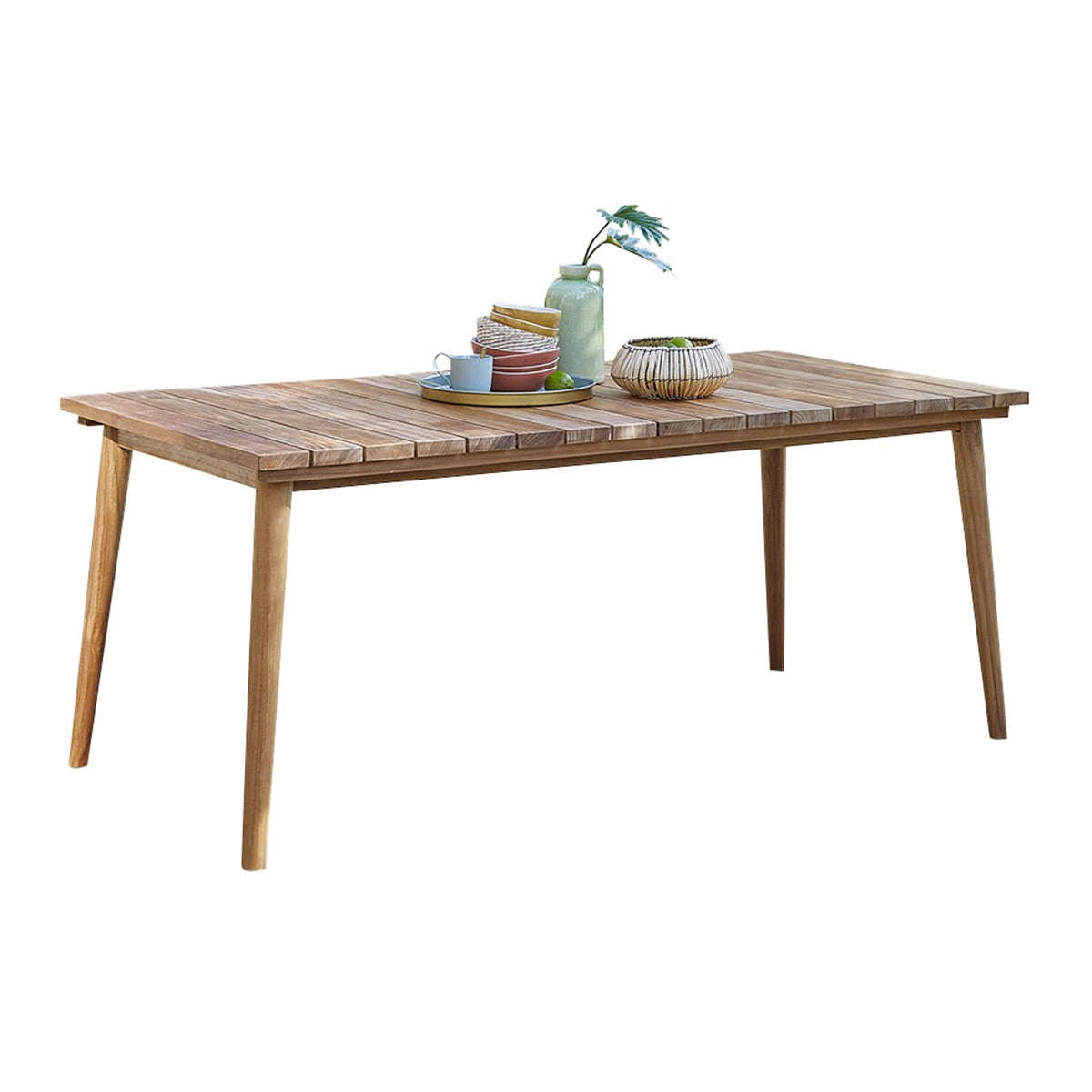 ESTHER - Table de jardin en teck massif 6/8 pers.