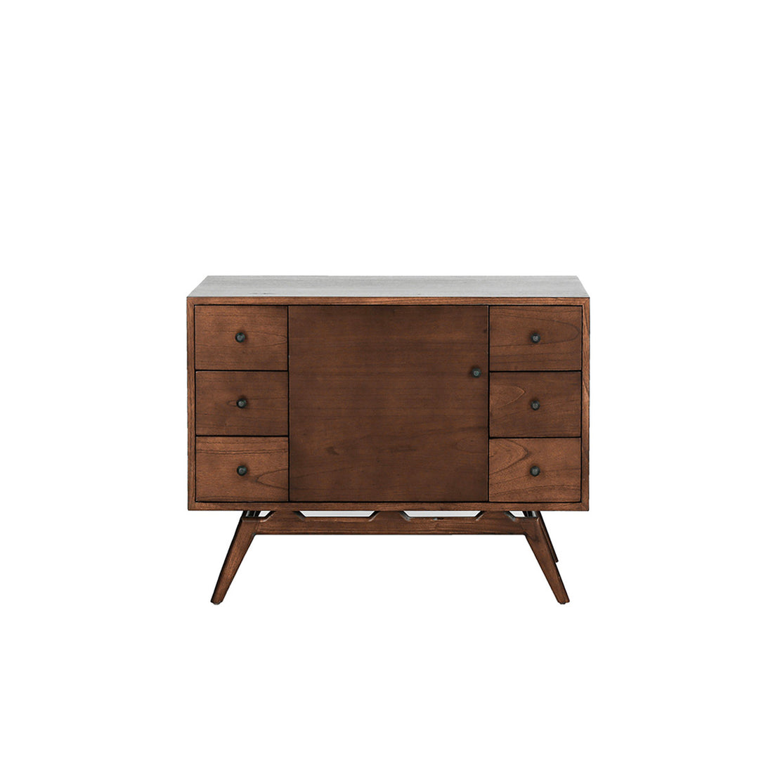 EMILE - Meuble de salle de bain en mindi massif 100 cm