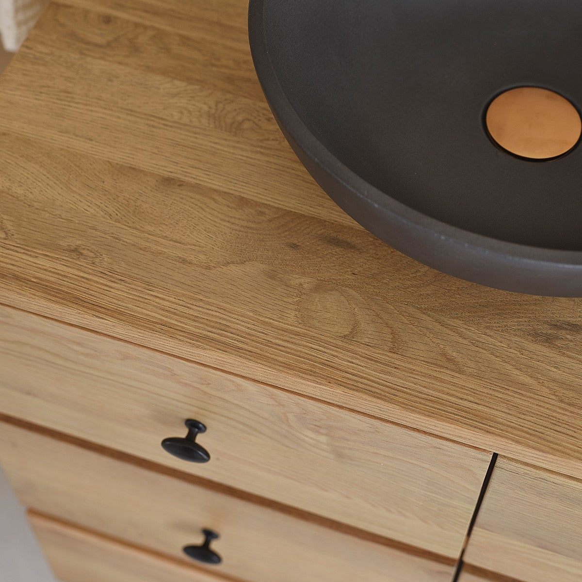 PURE - Vasque en béton gris Ø37 cm