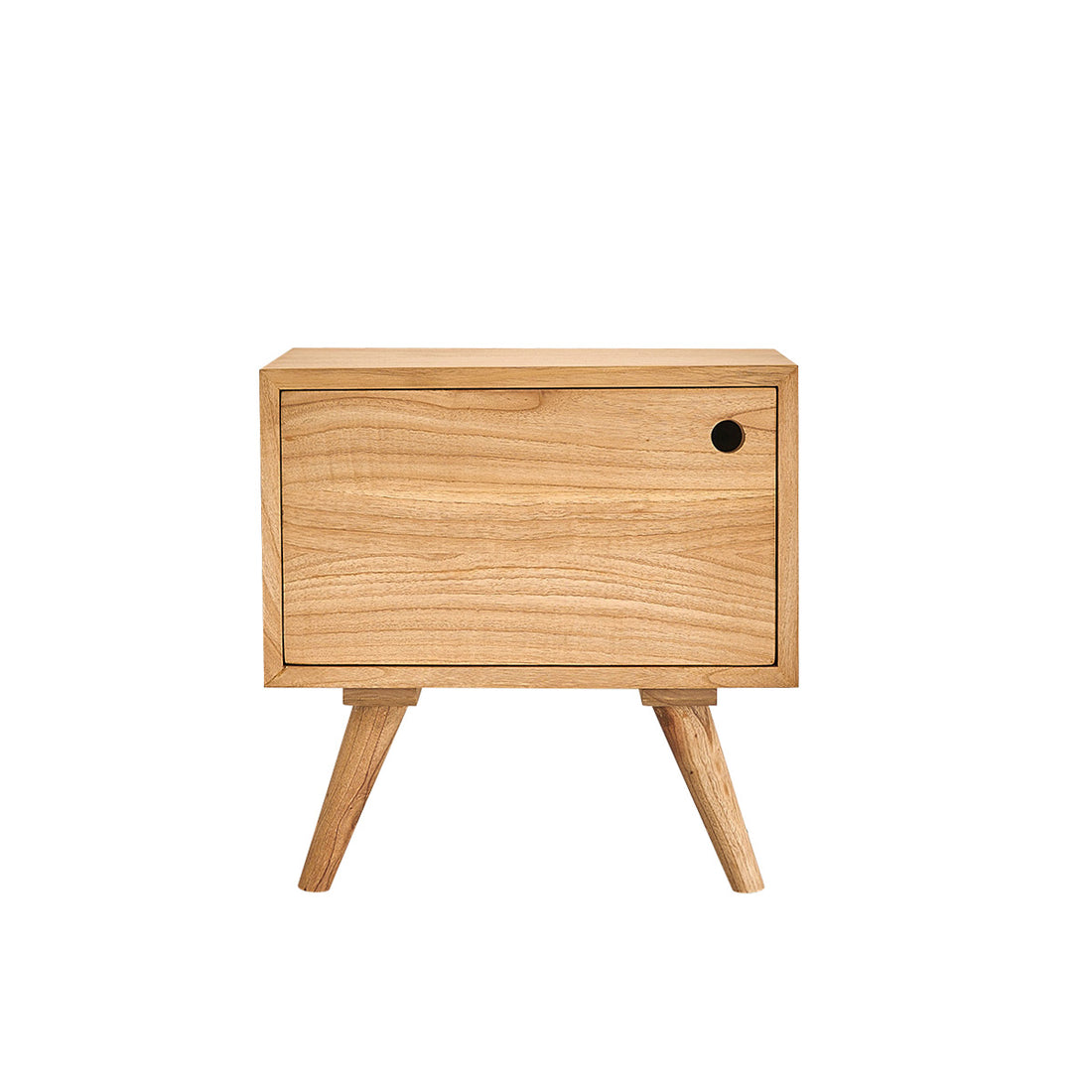 SACHA - Table de chevet en mindi massif 50 cm