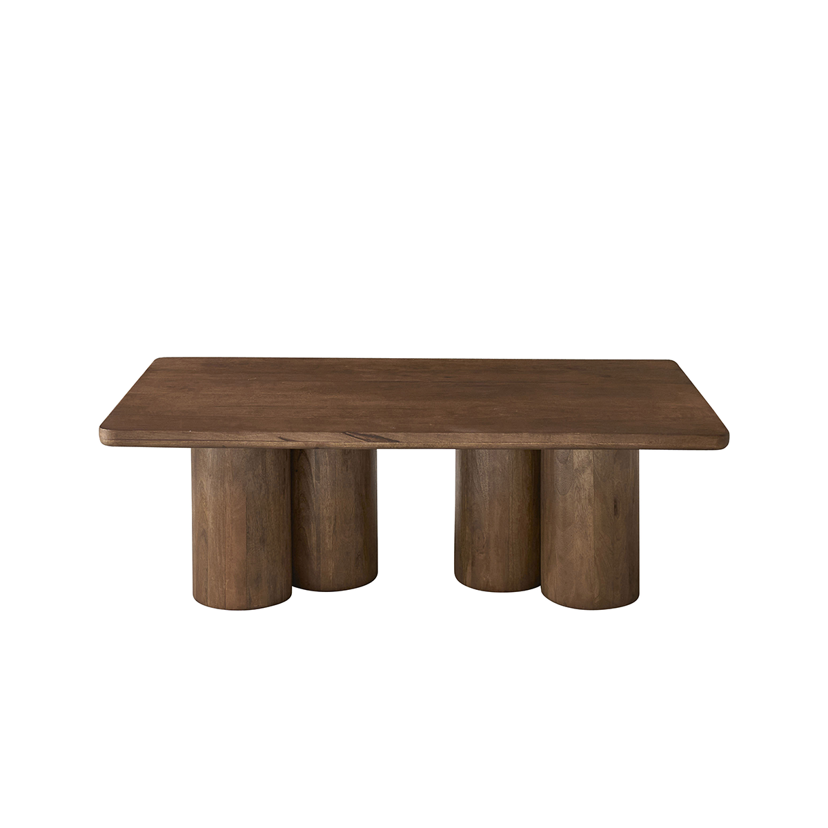 CLEO - Table basse en manguier massif marron 120 cm