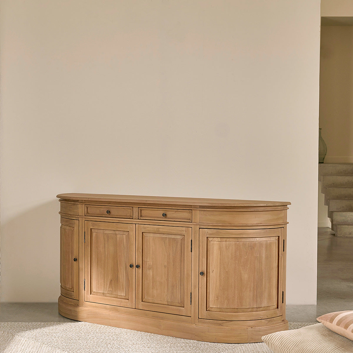 DOMAINE - Buffet en teck massif 180 cm
