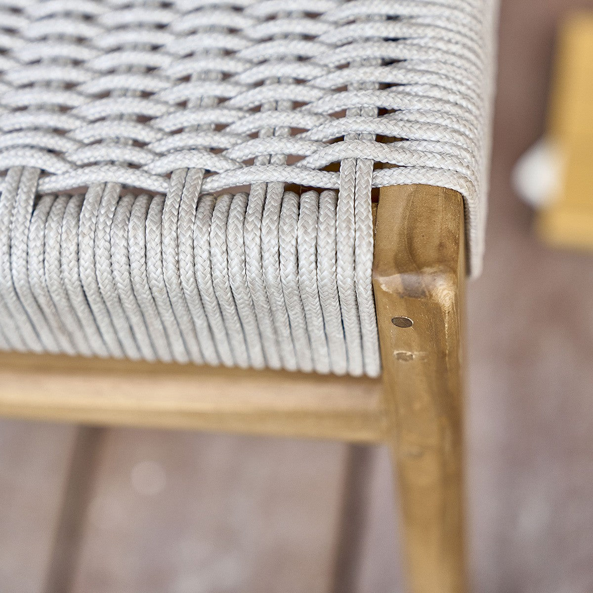 LIVIE - Salon de jardin en teck massif 8 pers.